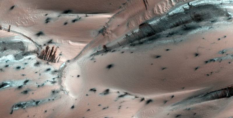 Almost trees on Mars