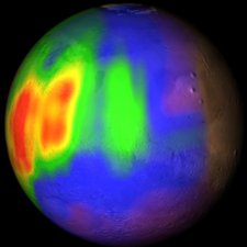 Methane hotspots on Mars