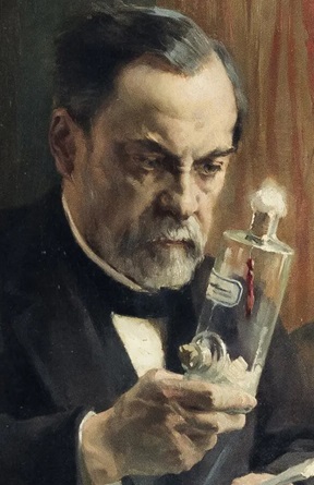 Pasteur developing a rabies vaccine