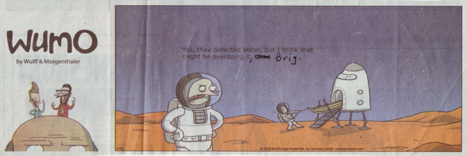 Mars cartoon by WUMO